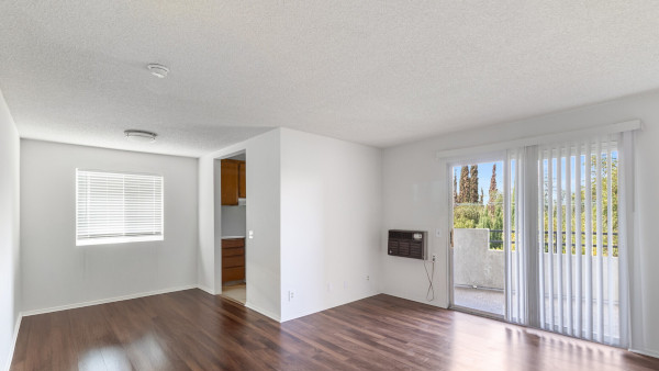 Villa Virigina apartment livingroom dining area kitchen entry patio entry thumbnail